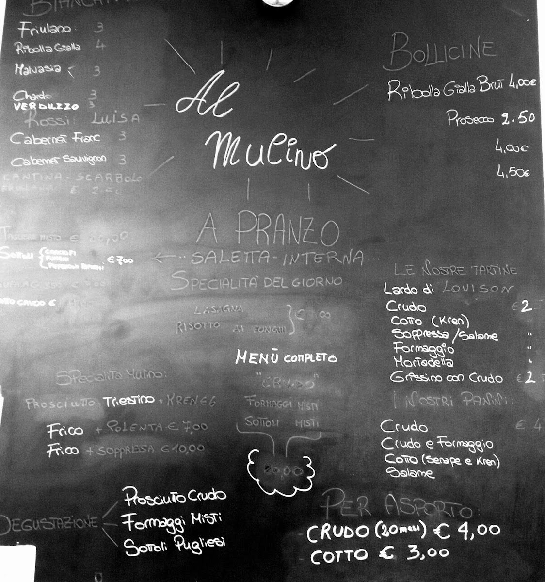 Menu Prosciutteria Al Mulino-7