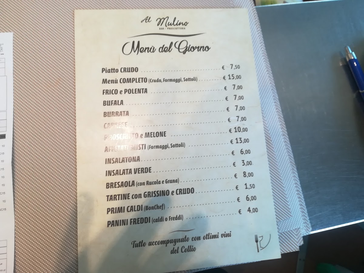 Menu Prosciutteria Al Mulino-8